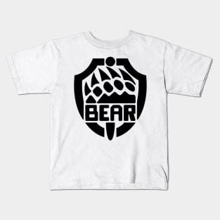 BEAR escape from tarkov (Black) Kids T-Shirt